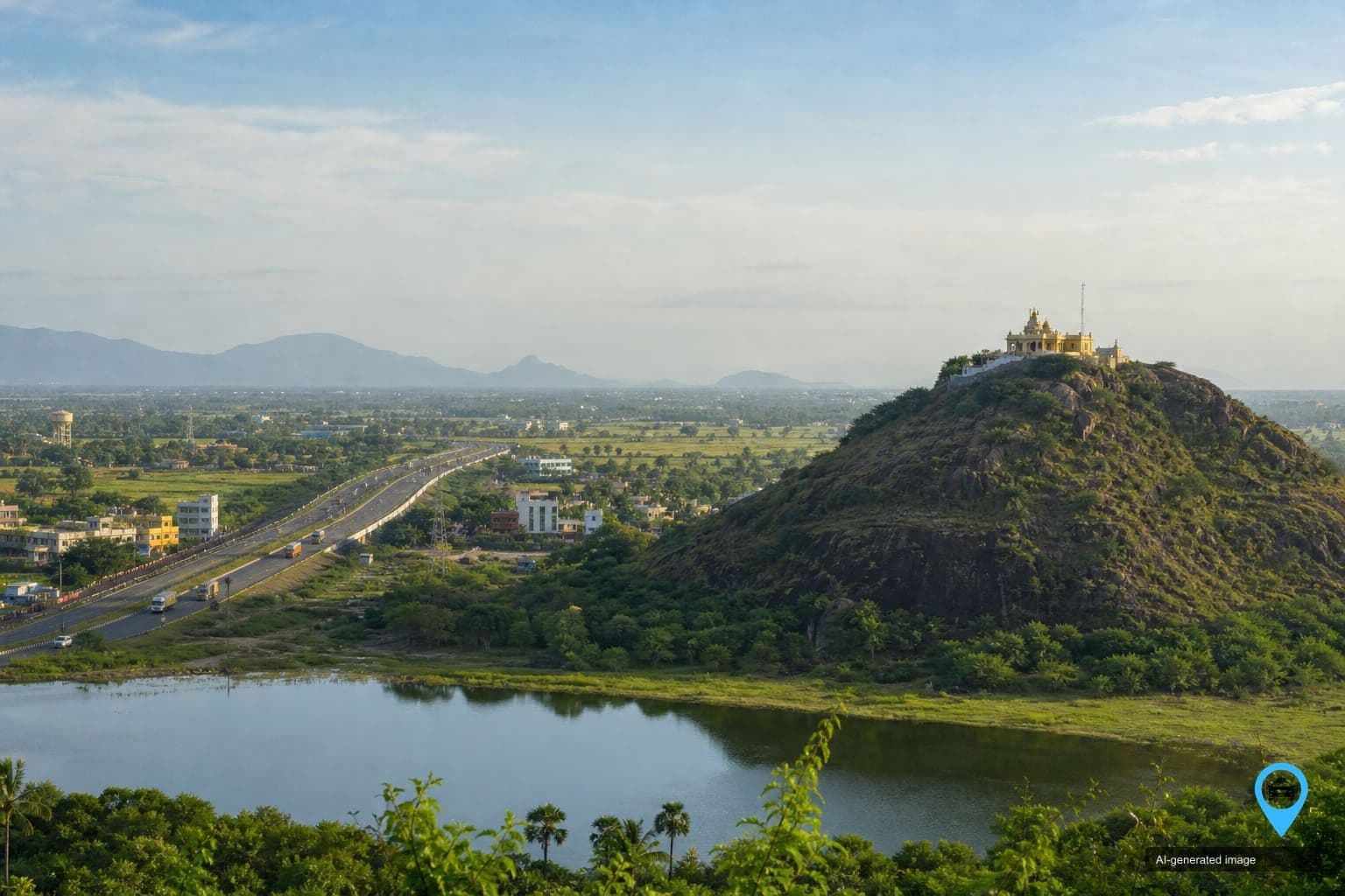 GST Road corridor and lake country at Chengalpattu — Drop You Taxi one way drop taxi in Chengalpattu