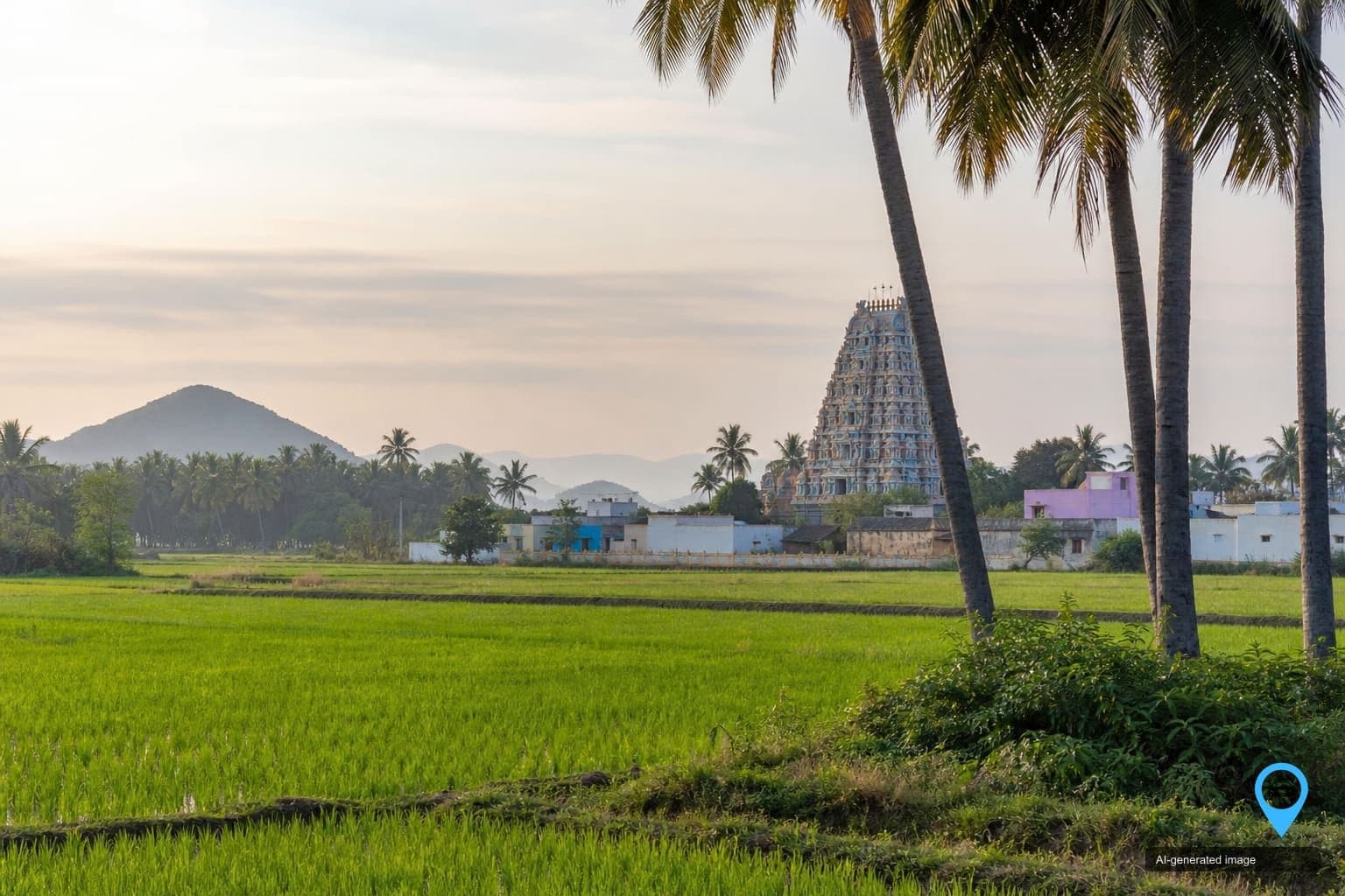 Sugarcane and farm country around Kallakurichi — Drop You Taxi one way drop taxi in Kallakurichi