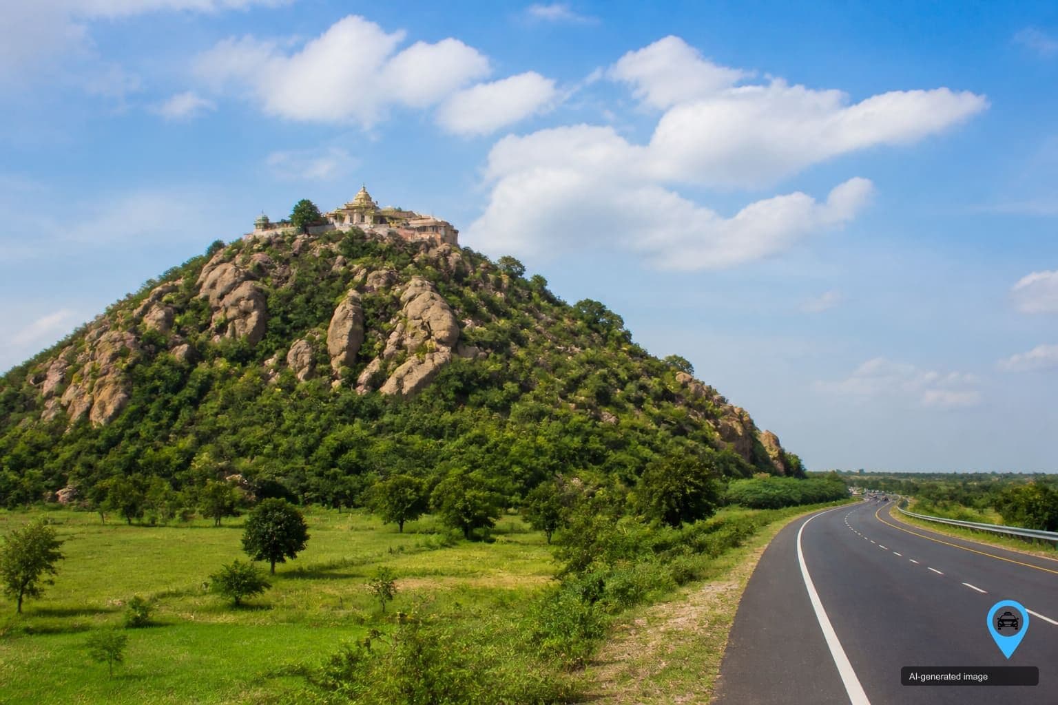 Perambalur town highway junction on the Trichy–Chennai corridor — Drop You Taxi