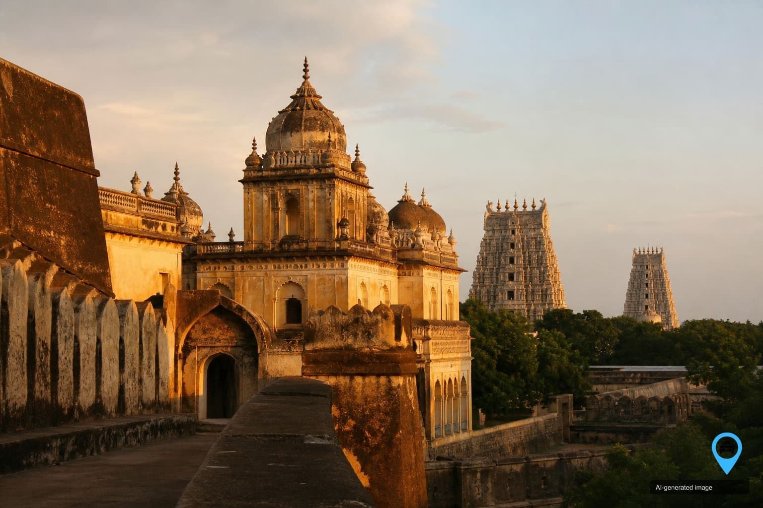 Pudukkottai town and highway approach to Chettinad — Drop You Taxi