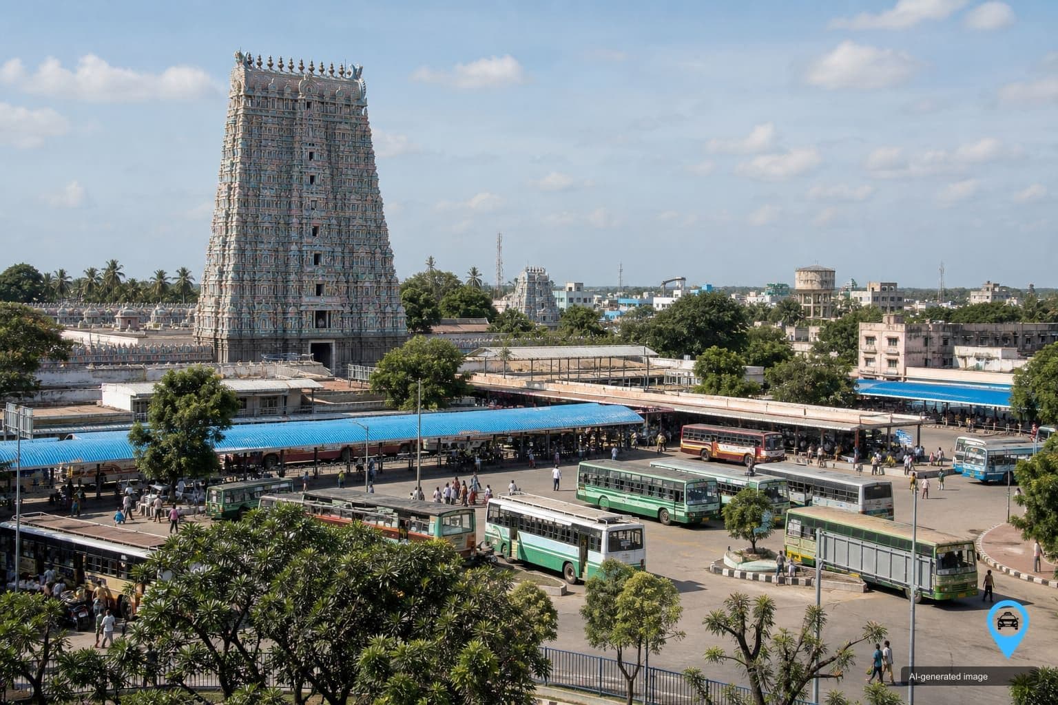 Highway junction town of Viluppuram on the Chennai–Trichy corridor — Drop You Taxi one way drop taxi in Viluppuram